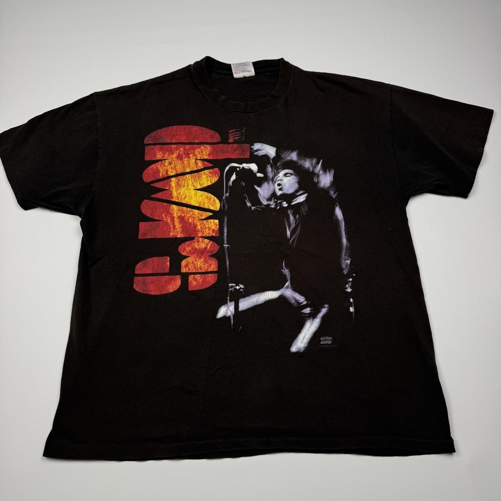 Vintage The Doors Shirt Mens XL Black KRNT Theater Ticket Graphic Band 90s Tee